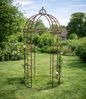 Deko-Pavillon EMMA - Stahl Rostfarben 300x150x150cm | Gartendeko Terrasse Outdoor Indoor Bild 2