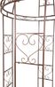 Deko-Pavillon EMMA - Stahl Rostfarben 300x150x150cm | Gartendeko Terrasse Outdoor Indoor Bild 3