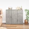 vidaXL Sideboard Betongrau 91x29,5x75cm Holzwerkstoff 823273 Bild 2