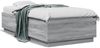 vidaXL Bettgestell mit LED Grau Sonoma 90x190 cm Holzwerkstoff 3209665 Bild 5