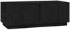 vidaXL Couchtisch Schwarz 110 x 50 x 40 cm Massivholz Kiefer [814433] Bild 2