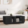 vidaXL Couchtisch Schwarz 110 x 50 x 40 cm Massivholz Kiefer [814433] Bild 3