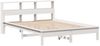 vidaXL Massivholzbett ohne Matratze Weiß 135x190 cm Kiefernholz 3309744 Bild 3