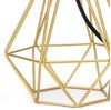 Aigostar Schreibtischlampe Tischlampe mit Weißem Stoff-Schirm und Metallfuß,Sockel E14 Bild 3