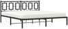 vidaXL Bettgestell mit Kopfteil Metall Schwarz 183x213 cm 374246 Bild 4