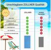 ZOLLNER Strandtuch, Frottier (1-St), 100x200 cm, 100% Baumwolle, vom Hotelwäschespezialisten Bild 4