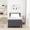 vidaXL Boxspringbett Dunkelgrau und Weiß 80 x 200 cm Cordstoff 3337488 Bild 4