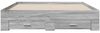 vidaXL Bettgestell mit Schubladen Grau Sonoma 160x200 cm Holzwerkstoff 3280375 Bild 4