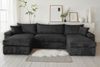 OTTO home Wohnlandschaft Cosy U-Form, B: 309 cm, Sitzaufbau im Sandwich-Federkern, 2 Zierkissen, Mega-Sofa, Cord oder Struktur weich, Kaltschaumauflage Bild 2