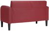 vidaXL Zweisitzer-Sofa Weinrot 110 cm Kunstleder 4100539 Bild 5