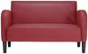 vidaXL Zweisitzer-Sofa Weinrot 110 cm Kunstleder 4100539 Bild 3