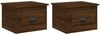 vidaXL Wand-Nachttische 2 Stk. Braun Eichen-Optik 41,5x36x28 cm 816391 Bild 2