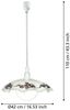 Eglo 3041 Hängeleuchte Vetro Glas in weiß, lila, schwarz E27 1X40W Ø42cm H:110cm höhenverstellbar Bild 2