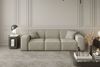 Sofaset Designersofa CELES 3-2-1 in Stoff Opera Velvet Creme Bild 2