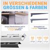 BOOMET Wandregalhalter Wandschienen für Regalsystem 1-reihig, 4-tlg, Weiß 50cm Regalschienen Wandregal Schiene Bild 2