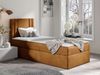Boxspringbett 'Harlon Mini' links, gelb, 100x200 cm Bild 2