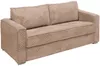 Vente-unique - LORETO Sofa SamtStoff Schokoladenbraun - B 223 cm95 cm x H 90 cm x L 215 cm Bild 3