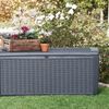 KETER Kissenbox Rattanoptik Sumatra, anthrazit 145x73x64 cm, Kunststoffgeflecht Bild 4