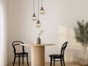 Cluster Pendelleuchte TARIFA 3-flammig mit Glasschirmen Chrom bedampft, Ø 37cm Bild 5
