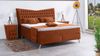 Meisterbetten Boxspringbett Juve 120x200 in VS-Terakotta, Matratzenbezug Optiflex, Ergoflex-Topper Bild 3