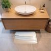 OnlyWow Badematte Meer - Sonne - Sand, Höhe 10 mm, Polyester, Rechteckig, Badezimmerteppich, Badteppich, Rutschfest, Badvorleger, Waschbar Bild 2