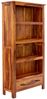 Bücherregal Rami 90x180x35 aus indischem Sheesham-Massivholz Bild 4