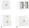 vidaXL 4-tlg. Küchenschrank-Set Kalmar Hochglanz-Weiß Holzwerkstoff 3314853 Bild 4