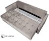 Beautysofa Schlafsofa Randvi, Couch im skandinavisches Stil, Polstersofa, mit Bettfunktion und Bettkasten, Sofa für Wohnzimmer Bild 3