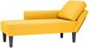 vidaXL Chaiselongue mit Kissen Hellgelb Cordstoff 4009821 Bild 1