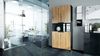 Vladon Büroschrank Logan V2, Aktenschrank mit 5 Fächern und 4 Türen, Schwarz matt/Eiche Natur (82 x 184 x 37 cm) Bild 2