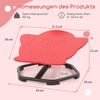 Sensorischer Drehstuhl Kinder 360° Kinderdrehstuhl Karussell Autismus Kinderstuhl mit rutschfester Metallbasis Rot Elefant Bild 2
