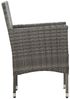 vidaXL Garten-Essstühle 2 Stk. Poly Rattan Grau 46180 Bild 4