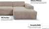 WERK2 Ecksofa Zeus-L Breite: 253 cm, modern & zeitlos, bequemes Sofa, moderne Optik mit abgerundeten Kanten Bild 3