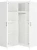 Vente-unique - BELOMY Wardrobe and walk-in wardrobe Holz, Platte Weiß - B 117,5 cm x H 197,5 cm x L 117,5 cm Bild 2