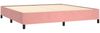 vidaXL Boxspringbett mit Matratze Rosa 200x200 cm Samt 3129416 Bild 4
