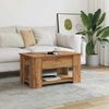 vidaXL Couchtisch Artisan-Eiche 79x49x41 cm Holzwerkstoff 856929 Bild 3