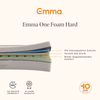 Emma 'One Hart' Viscoschaum-Matratze, 80x200 cm, 85 % Polyester / 15 % Polypropylen, Weiß Bild 5