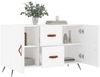 vidaXL Sideboard Weiß 100x36x60 cm Holzwerkstoff 828140 Bild 4