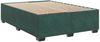 vidaXL Boxspringbett mit Matratze Dunkelgrün 140x200 cm Samt 3290927 Bild 5