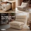 skølm 'Sváfa' Sessel 1 Sitzer, ergonomischer Vollschaum Relaxsessel 77 cm breit, Fernsehsessel 11cm dick gepolstert, Loungesessel vakuumverpackt, Cord beige Bild 4