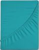 Good Morning Spannbettlaken, Aqua, 100x200 cm, 100% Baumwolljersey Bild 2