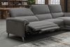 KAWOLA Sofa ADRIANA Ecksofa mit Relaxfunktion Stoff anthrazit Longchair rechts 99 x 163 x 280 cm Bild 5
