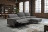KAWOLA Sofa ADRIANA Ecksofa mit Relaxfunktion Stoff anthrazit Longchair rechts 99 x 163 x 280 cm Bild 2