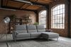 KAWOLA Sofa ADRIANA Ecksofa mit Relaxfunktion Stoff anthrazit Longchair rechts 99 x 163 x 280 cm Bild 1