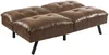 Vente-unique - PEGULA Sofa StoffStoff Braun - B 95 cm x H 83 cm x L 172 cm Bild 3