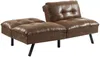 Vente-unique - PEGULA Sofa StoffStoff Braun - B 95 cm x H 83 cm x L 172 cm Bild 4
