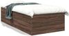 vidaXL Bettgestell Braun Eichen-Optik 90x190 cm Holzwerkstoff 3280978 Bild 2