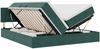 vidaXL LED-Speicherbett mit Matratze Dunkelgrün 180 x 200 cm Samt 3371612 Bild 2
