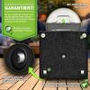 tillvex® Granit Sonnenschirmständer mit Rollen & Transportgriff Anthrazit - 27 kg Eckig | Schirmständer Sonnenschirm mit Edelstahlrohr | Balkonschirmständer für Schirmstöcke 16-48 mm & 300 cm Schirmdurchmesser Bild 4