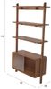 Regal Wandregal RISE Walnuss von ZUIVER Bild 5